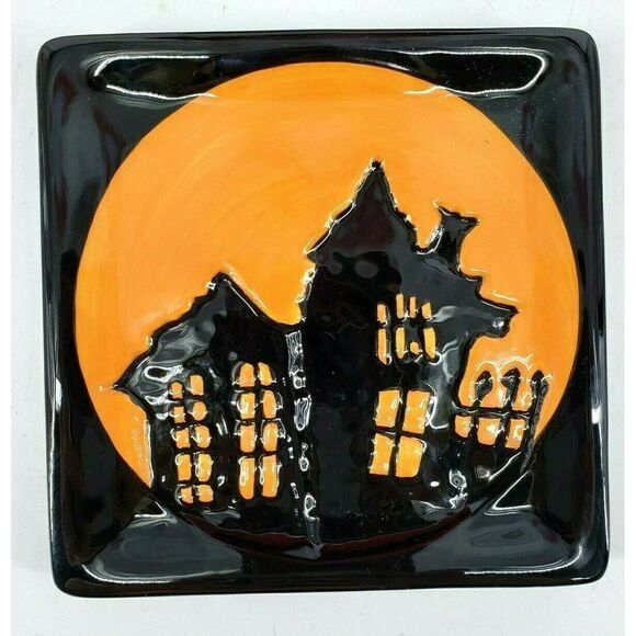 Yankee Candle Set of 3 Halloween Mini Plates - Picture 5 of 12